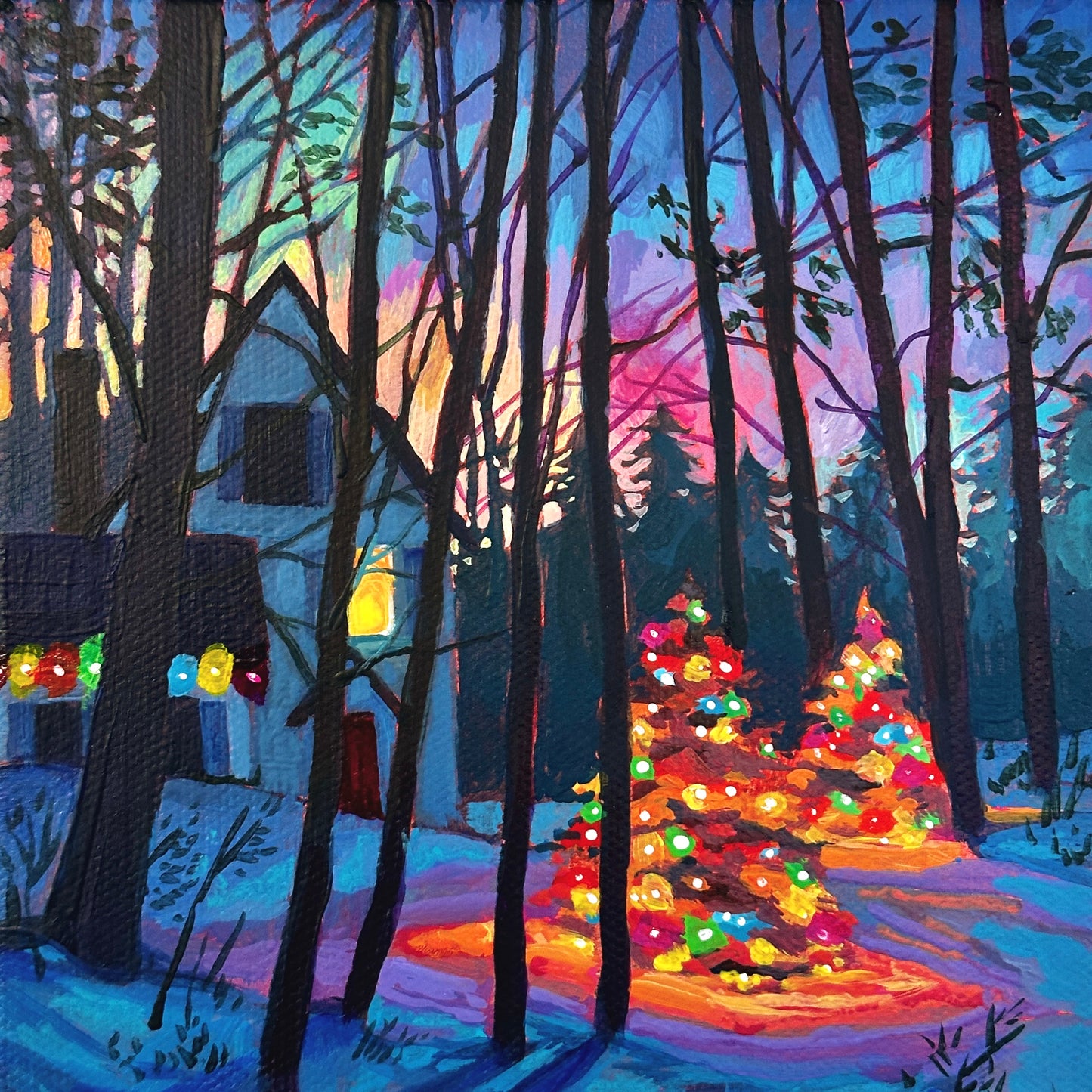 Incandescent Christmas - CANVAS PRINT