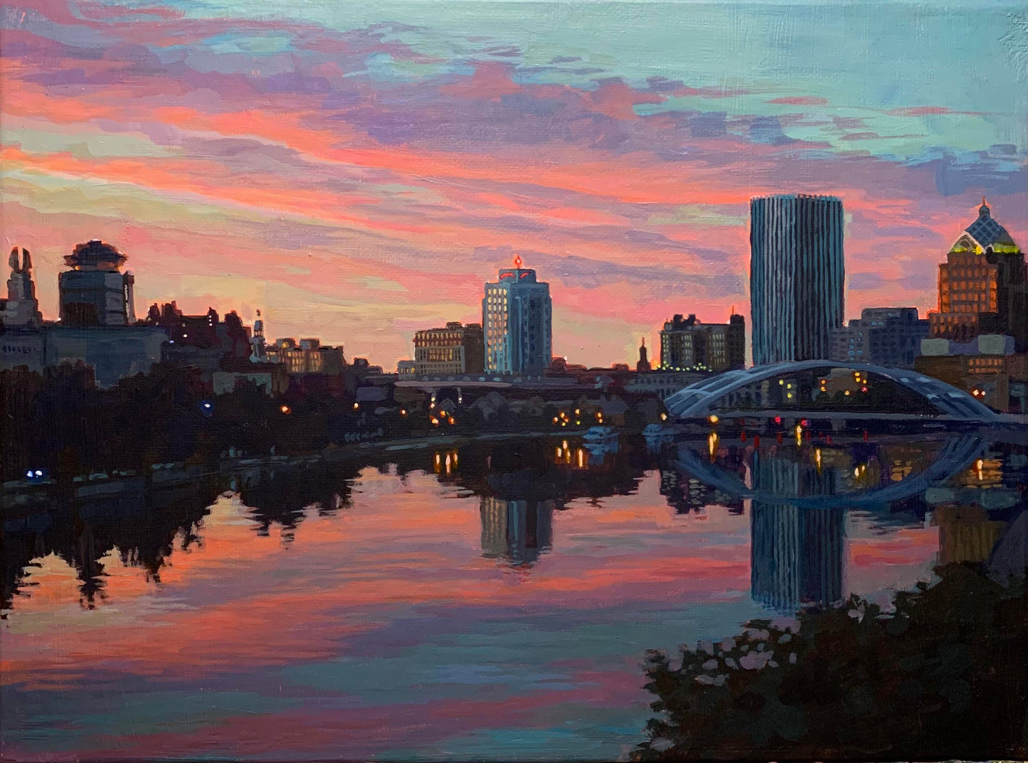 Rochester Skyline - PRINT