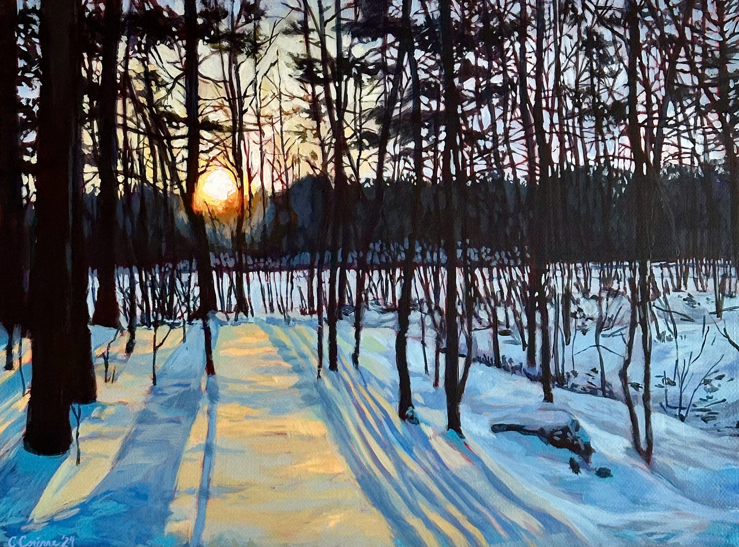 Winter Study II - ORIGINAL PAINTING