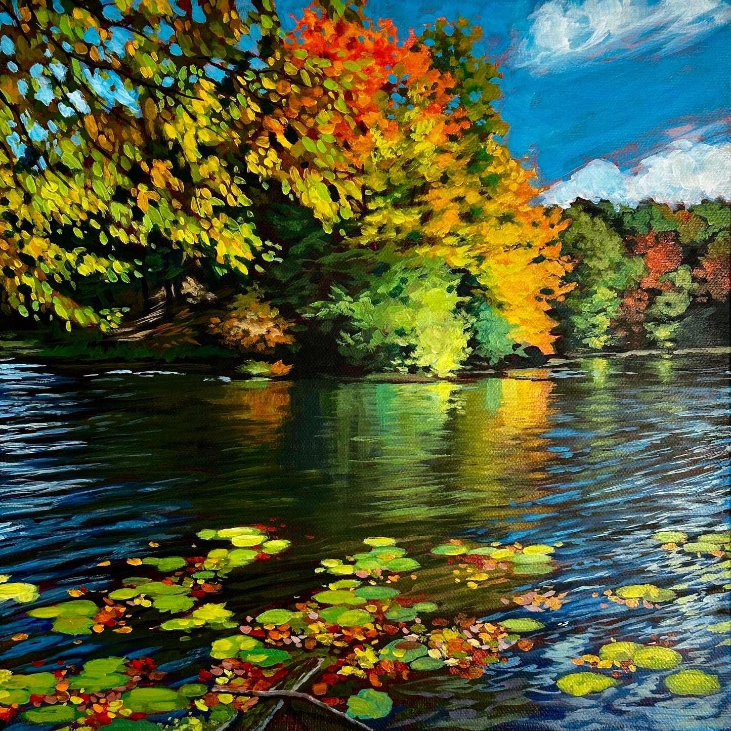 Autumn Reflections - ORIGINAL PAINTING