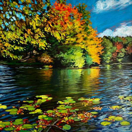 Autumn Reflections - ORIGINAL PAINTING