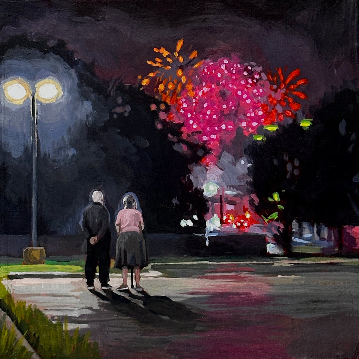 Fourth of July - ORIGINAL PAINTING