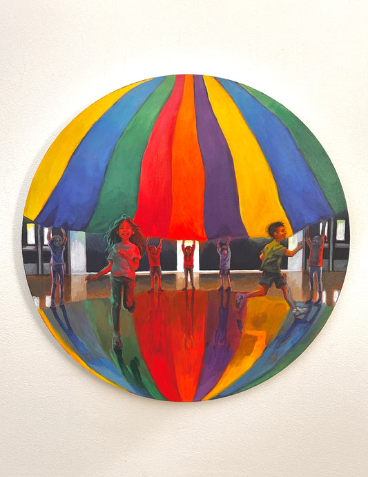 Parachute Day II - ORIGINAL PAINTING