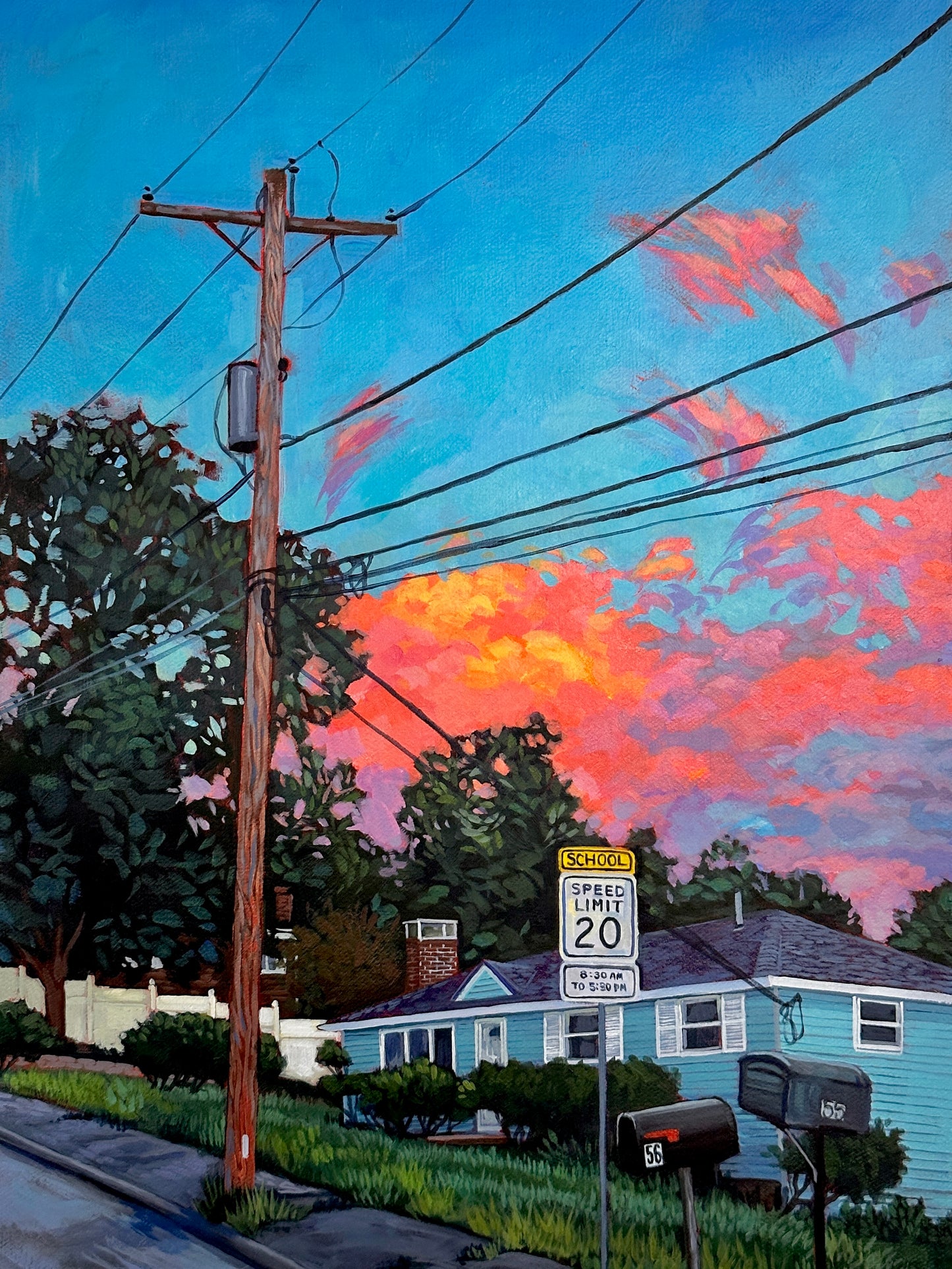 School Zone - CANVAS PRINT