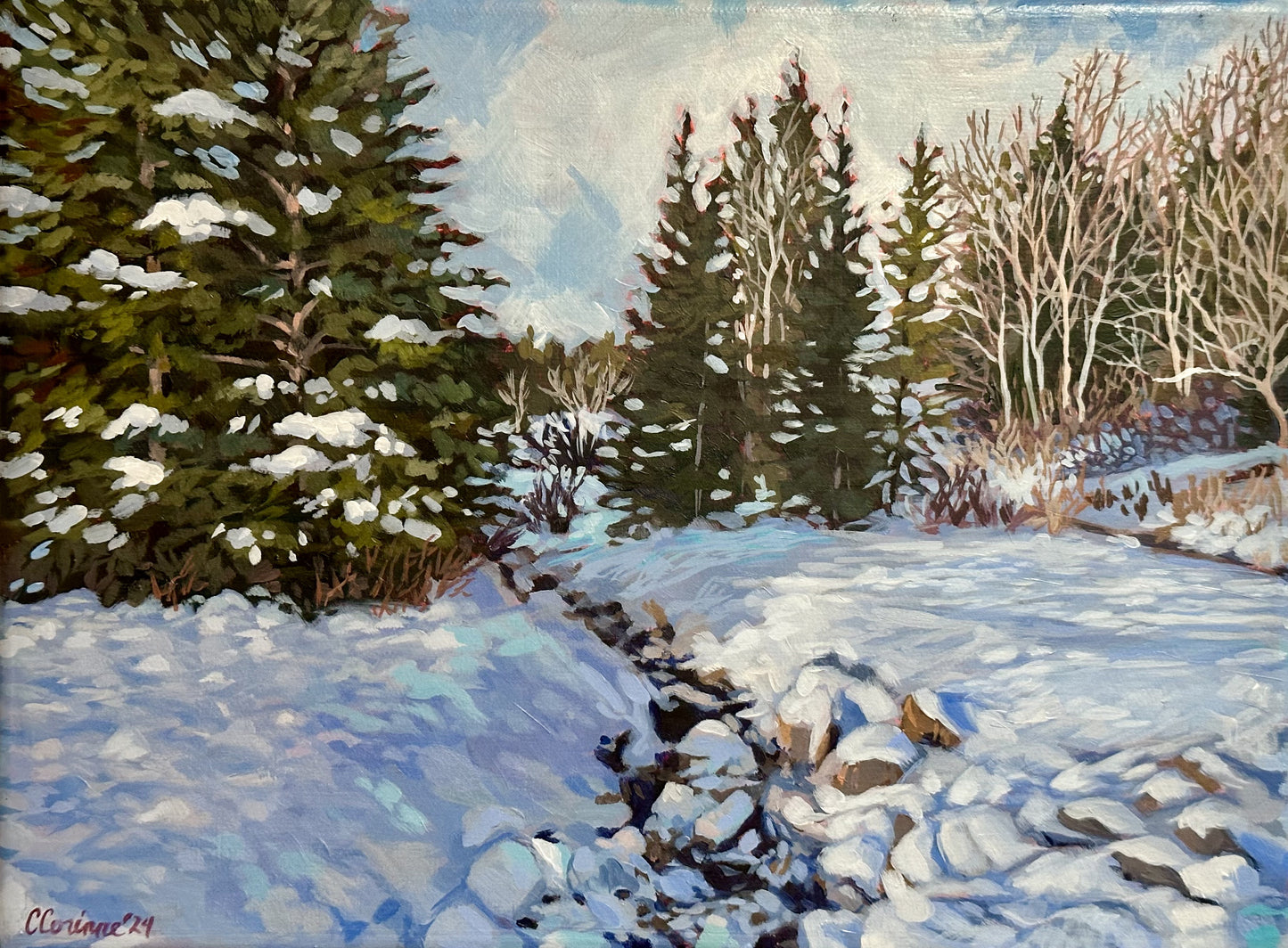 Winter Study - ORIGINAL PAINTING