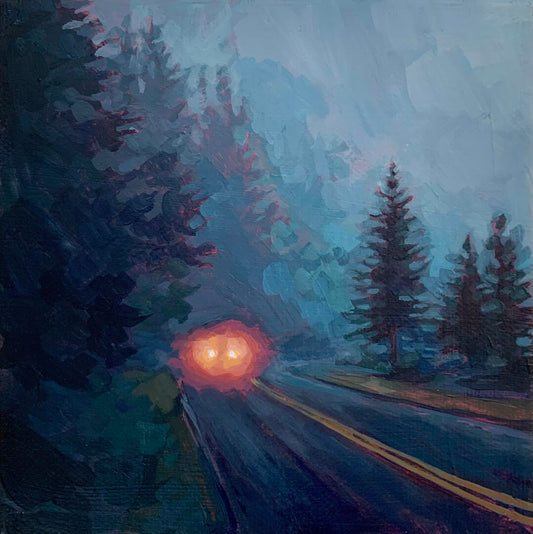 Foggy Drive - PRINT