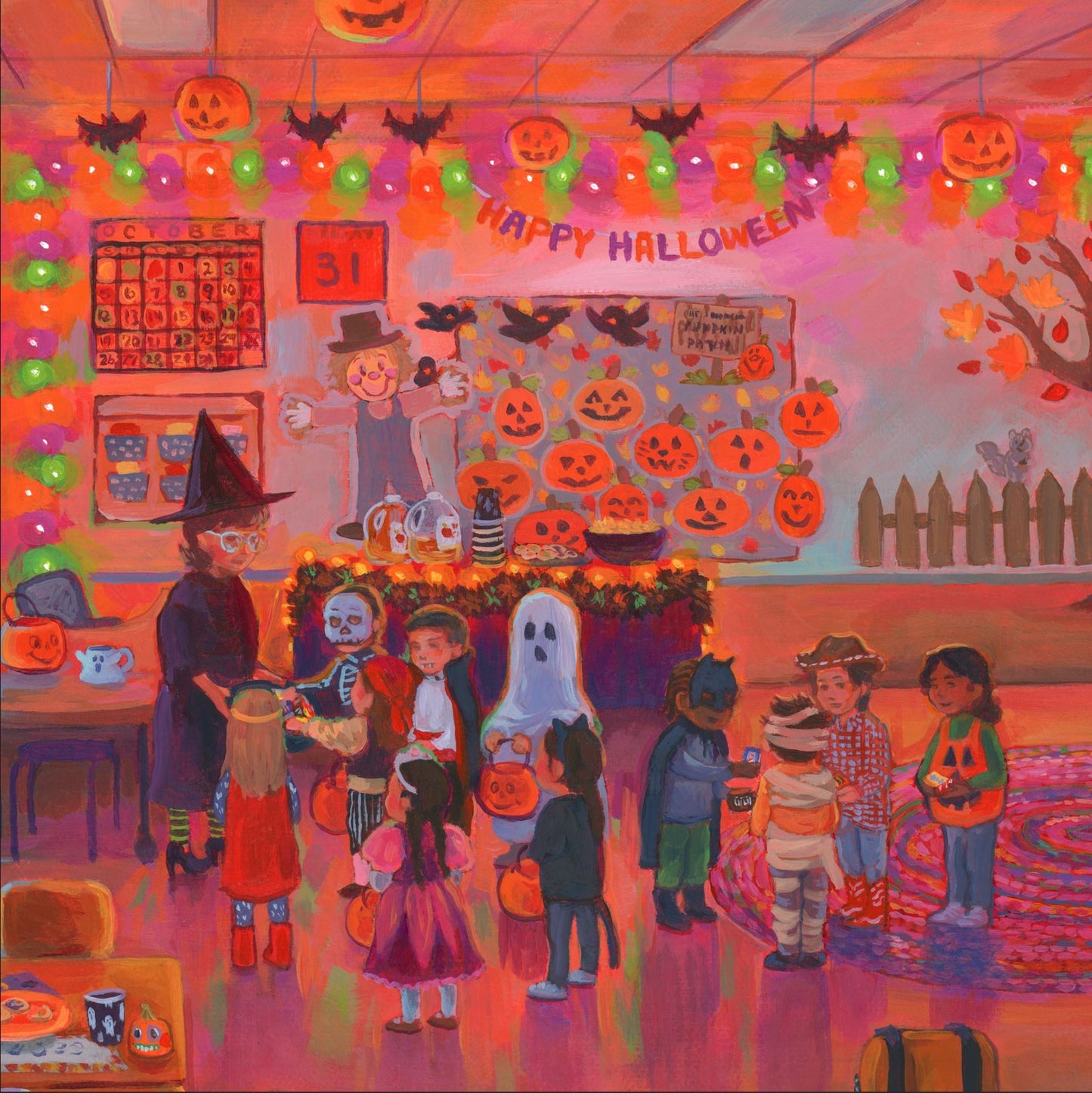 Halloween Nostalgia - ORIGINAL PAINTING