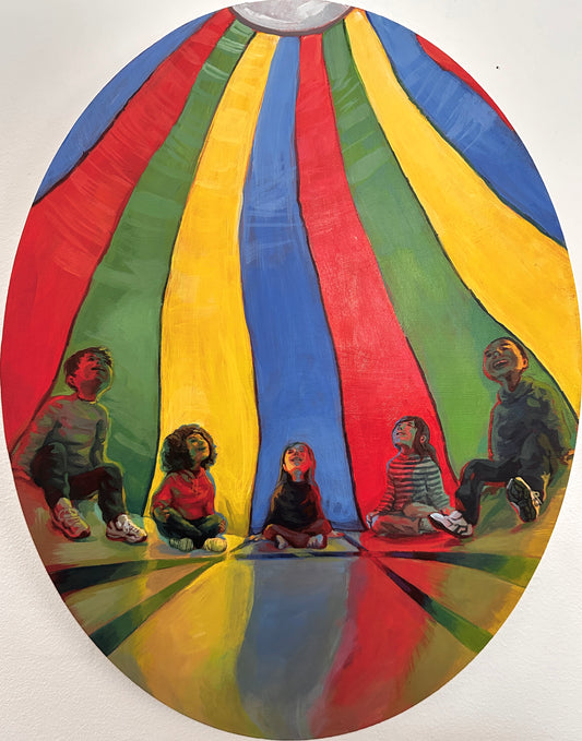 Parachute Day - ORIGINAL PAINTING