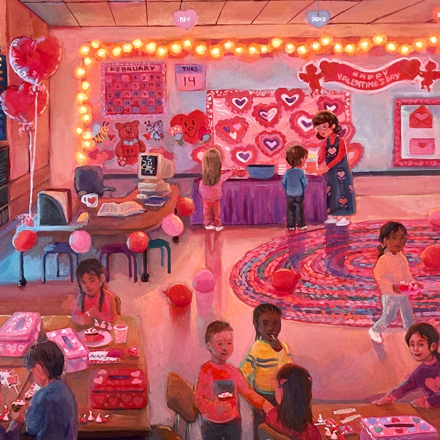 Valentine's Day Nostalgia - ORIGINAL PAINTING